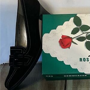 Ros Hommerson Black Heels with Buckle Detail